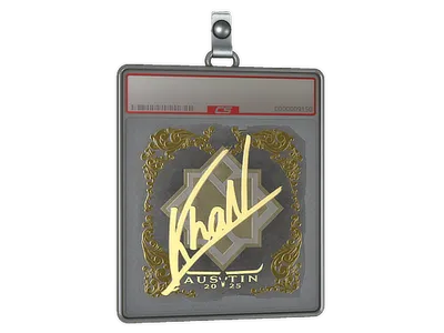 Sticker Slab | khaN (Gold) | Austin 2025