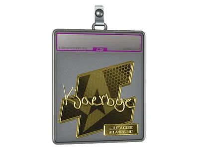 Sticker Slab | Kjaerbye (Gold) | Atlanta 2017