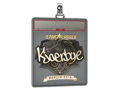 Sticker Slab | Kjaerbye (Gold) | Berlin 2019