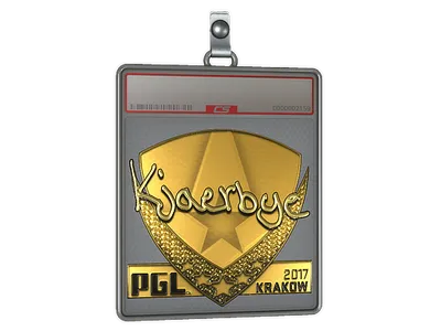 Sticker Slab | Kjaerbye (Gold) | Krakow 2017