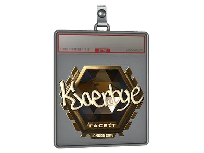 Sticker Slab | Kjaerbye (Gold) | London 2018