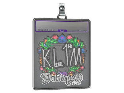 Sticker Slab | kl1m (Embroidered) | Budapest 2025