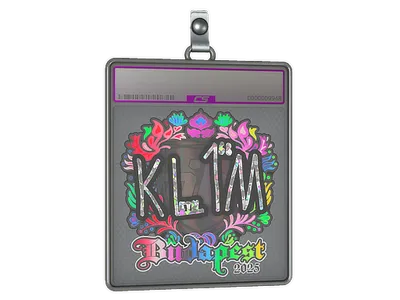 Sticker Slab | kl1m (Holo) | Budapest 2025