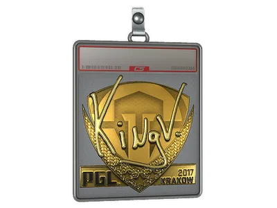 Sticker Slab | kNgV- (Gold) | Krakow 2017