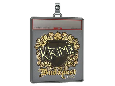Sticker Slab | KRIMZ (Gold) | Budapest 2025