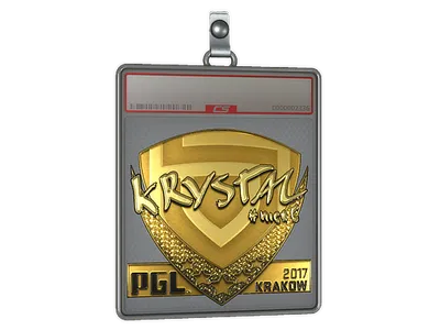 Sticker Slab | kRYSTAL (Gold) | Krakow 2017