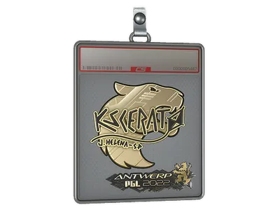 Sticker Slab | KSCERATO (Gold) | Antwerp 2022