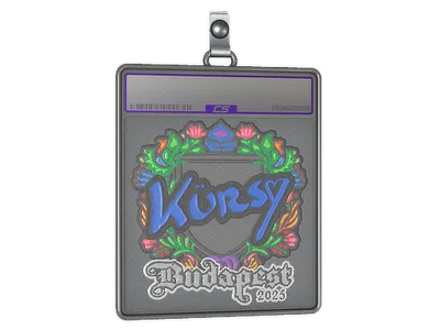 Sticker Slab | Kursy (Embroidered) | Budapest 2025