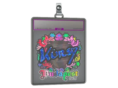 Sticker Slab | Kursy (Holo) | Budapest 2025