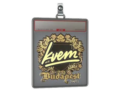 Sticker Slab | Kvem (Gold) | Budapest 2025