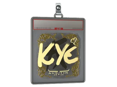 Sticker Slab | kye (Gold) | Austin 2025