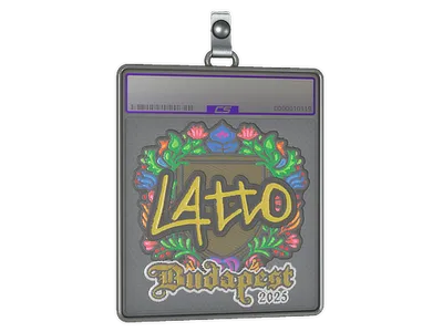 Sticker Slab | latto (Embroidered) | Budapest 2025