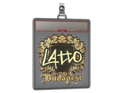 Sticker Slab | latto (Gold) | Budapest 2025
