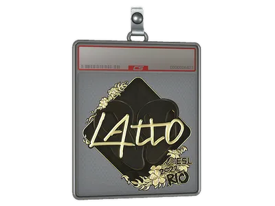 Sticker Slab | latto (Gold) | Rio 2022