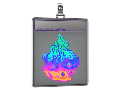 Sticker Slab | Liquid Fire (Holo)