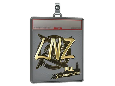 Sticker Slab | LNZ (Gold) | Stockholm 2021