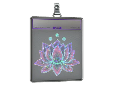 Sticker Slab | Lotus (Glitter)