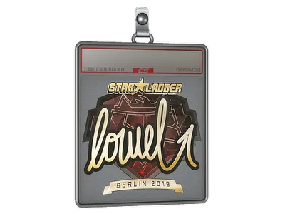 Sticker Slab | loWel (Gold) | Berlin 2019