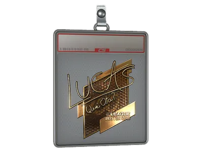 Sticker Slab | LUCAS1 (Gold) | Boston 2018