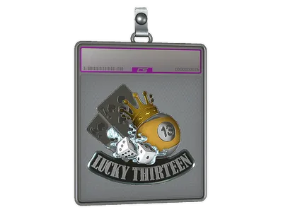 Sticker Slab | Lucky 13 (Foil)