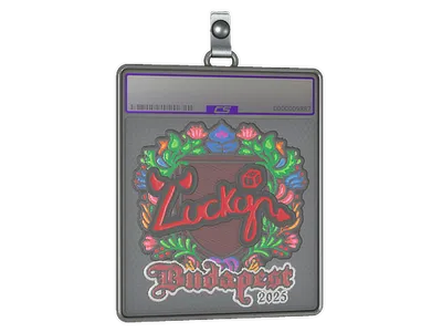 Sticker Slab | Lucky (Embroidered) | Budapest 2025