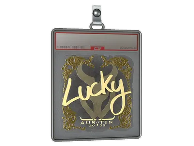 Sticker Slab | Lucky (Gold) | Austin 2025