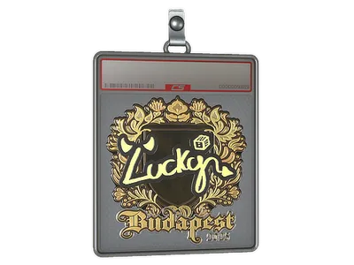 Sticker Slab | Lucky (Gold) | Budapest 2025
