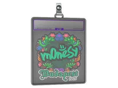 Sticker Slab | m0NESY (Embroidered) | Budapest 2025