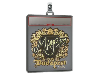 Sticker Slab | MAJ3R (Gold) | Budapest 2025