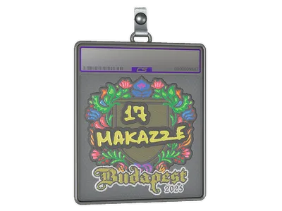 Sticker Slab | makazze (Embroidered) | Budapest 2025