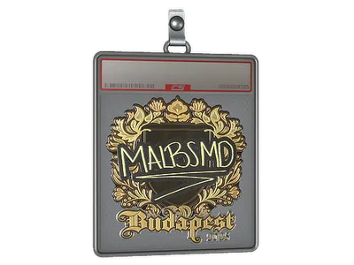 Sticker Slab | malbsMd (Gold) | Budapest 2025