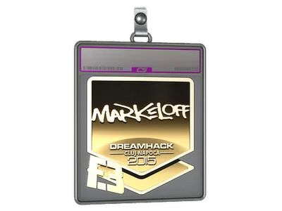 Sticker Slab | markeloff (Gold) | Cluj-Napoca 2015