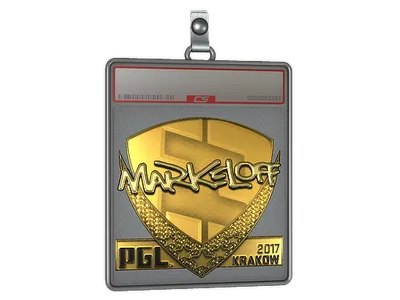 Sticker Slab | markeloff (Gold) | Krakow 2017