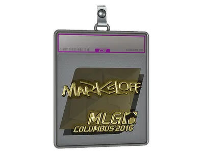 Sticker Slab | markeloff (Gold) | MLG Columbus 2016
