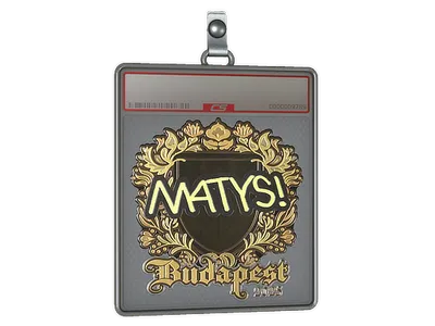Sticker Slab | MATYS (Gold) | Budapest 2025