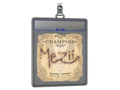 Sticker Slab | mezii (Champion) | Austin 2025