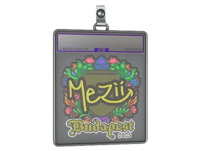Sticker Slab | mezii (Embroidered) | Budapest 2025