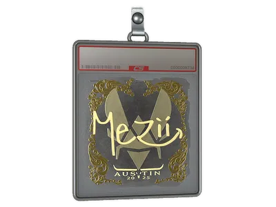 Sticker Slab | mezii (Gold) | Austin 2025