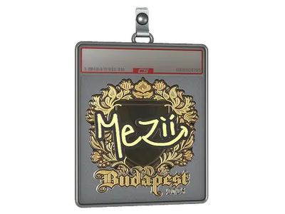 Sticker Slab | mezii (Gold) | Budapest 2025