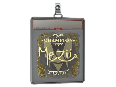 Sticker Slab | mezii (Gold, Champion) | Austin 2025