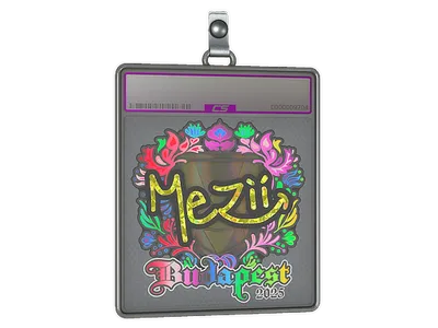 Sticker Slab | mezii (Holo) | Budapest 2025