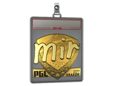 Sticker Slab | mir (Gold) | Krakow 2017