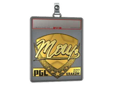 Sticker Slab | mou (Gold) | Krakow 2017