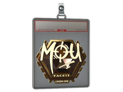 Sticker Slab | mou (Gold) | London 2018