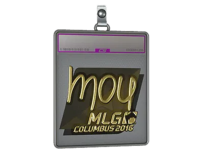 Sticker Slab | mou (Gold) | MLG Columbus 2016