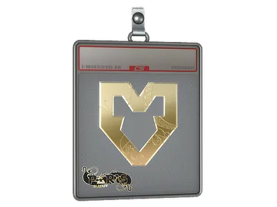 Sticker Slab | MOUZ (Gold) | Paris 2023