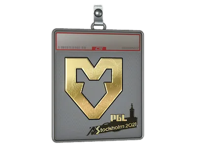 Sticker Slab | MOUZ (Gold) | Stockholm 2021