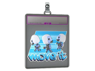 Sticker Slab | Move It (Foil)