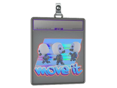 Sticker Slab | Move It (Holo)