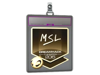 Sticker Slab | MSL (Gold) | Cluj-Napoca 2015